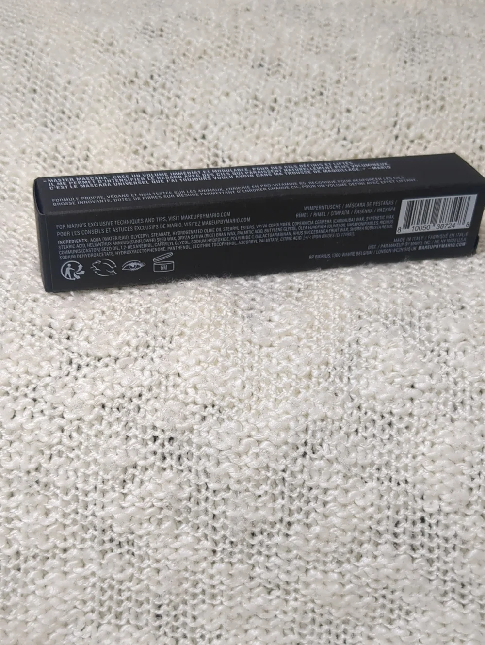 Makeup By Mario Volumizing Mascara in Super Black, 13.5ml/0.45fl oz